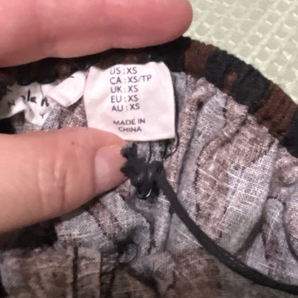 Nicole Miller zebra print linen maxi dress halter style NWT‎ size XS - Picture 5 of 6